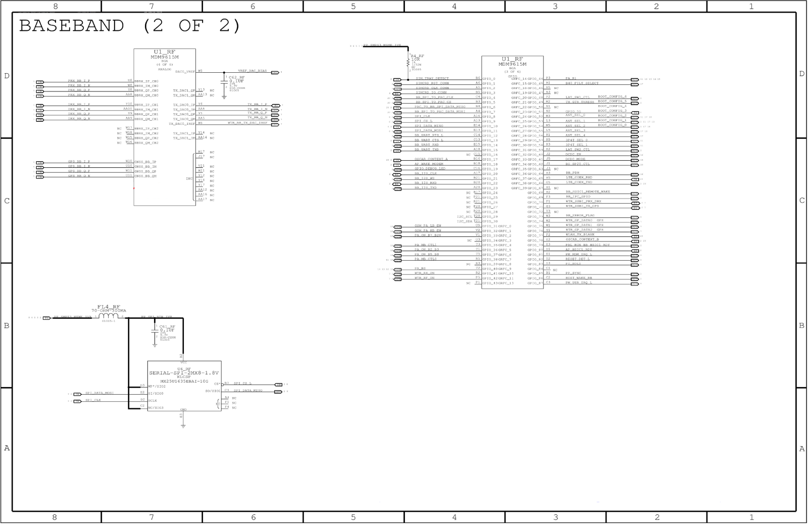 Apple iphone 5с schematics diagram