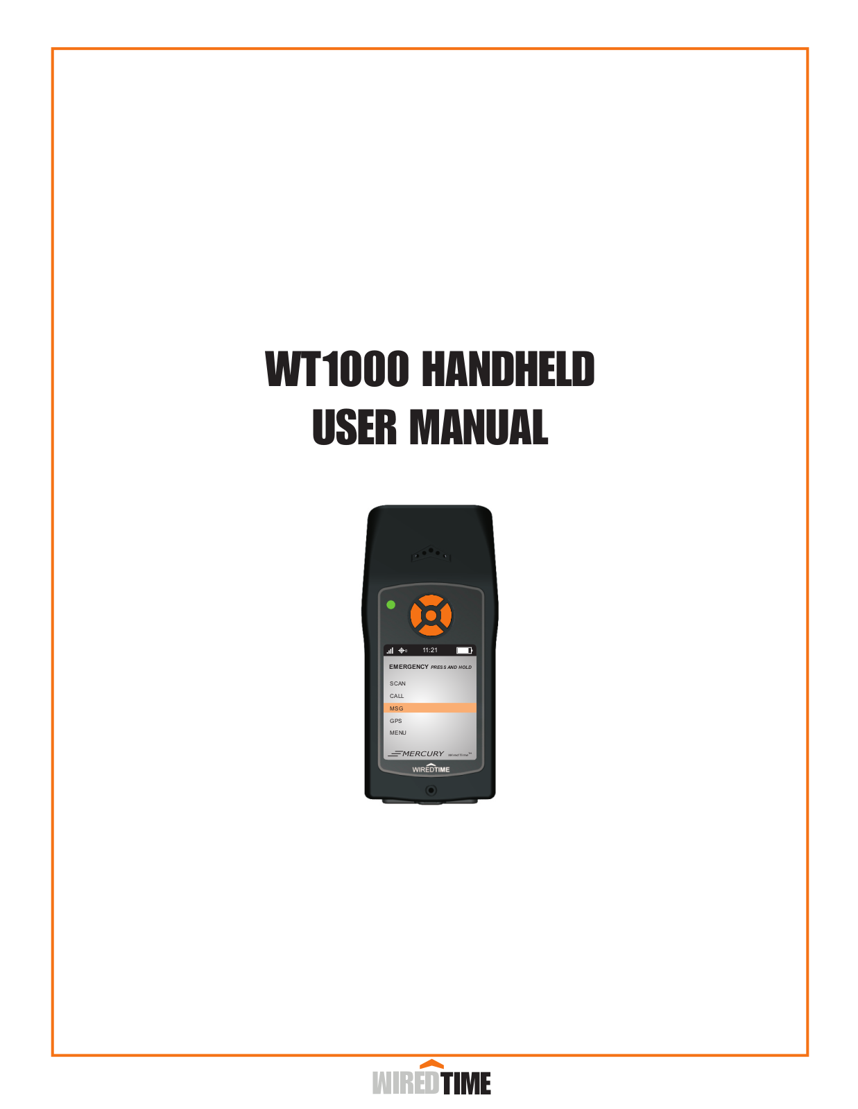 WIREDTIME WT1000 Users Manual