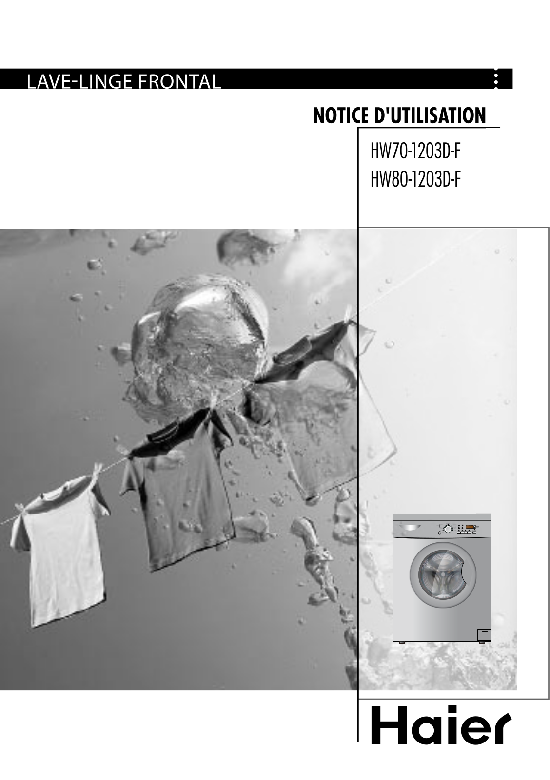 HAIER HW80-1403D-F User Manual