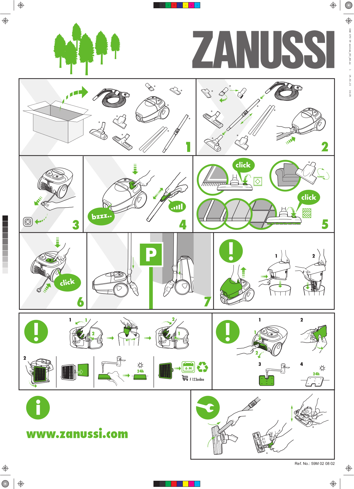 Zanussi ZAN1940 User Manual