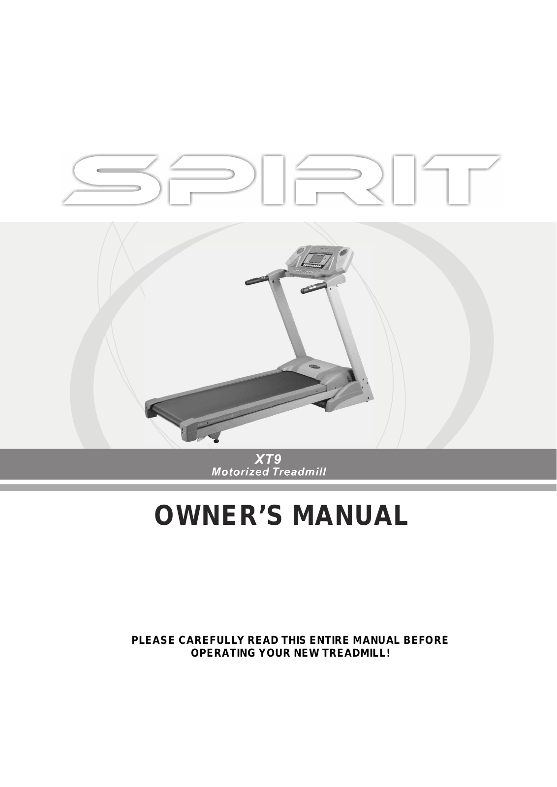 Spirit xt9 User Manual