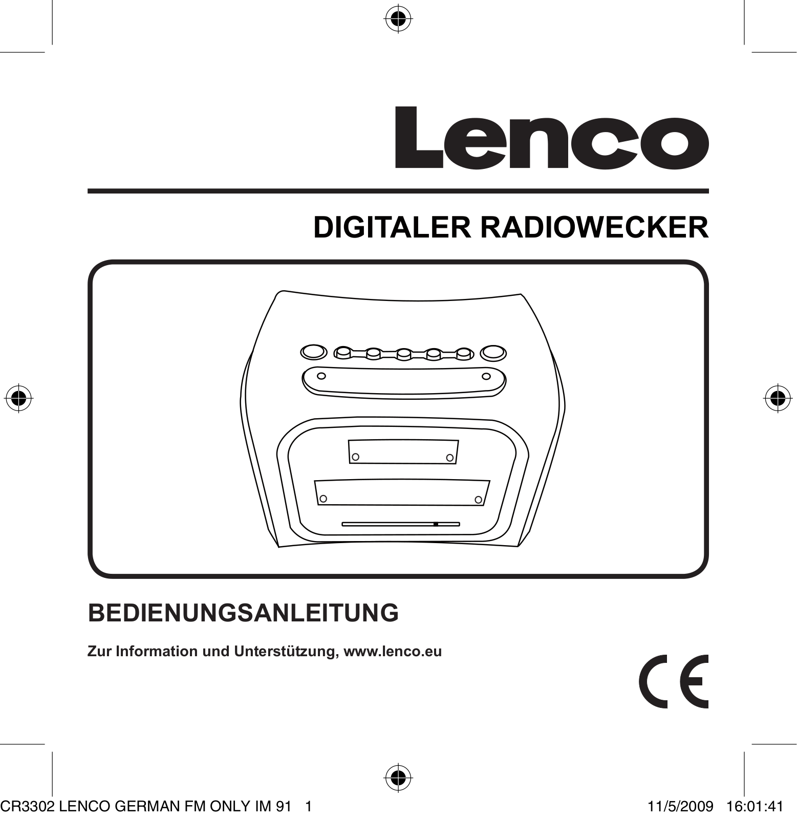 Lenco CR-3302 User Manual