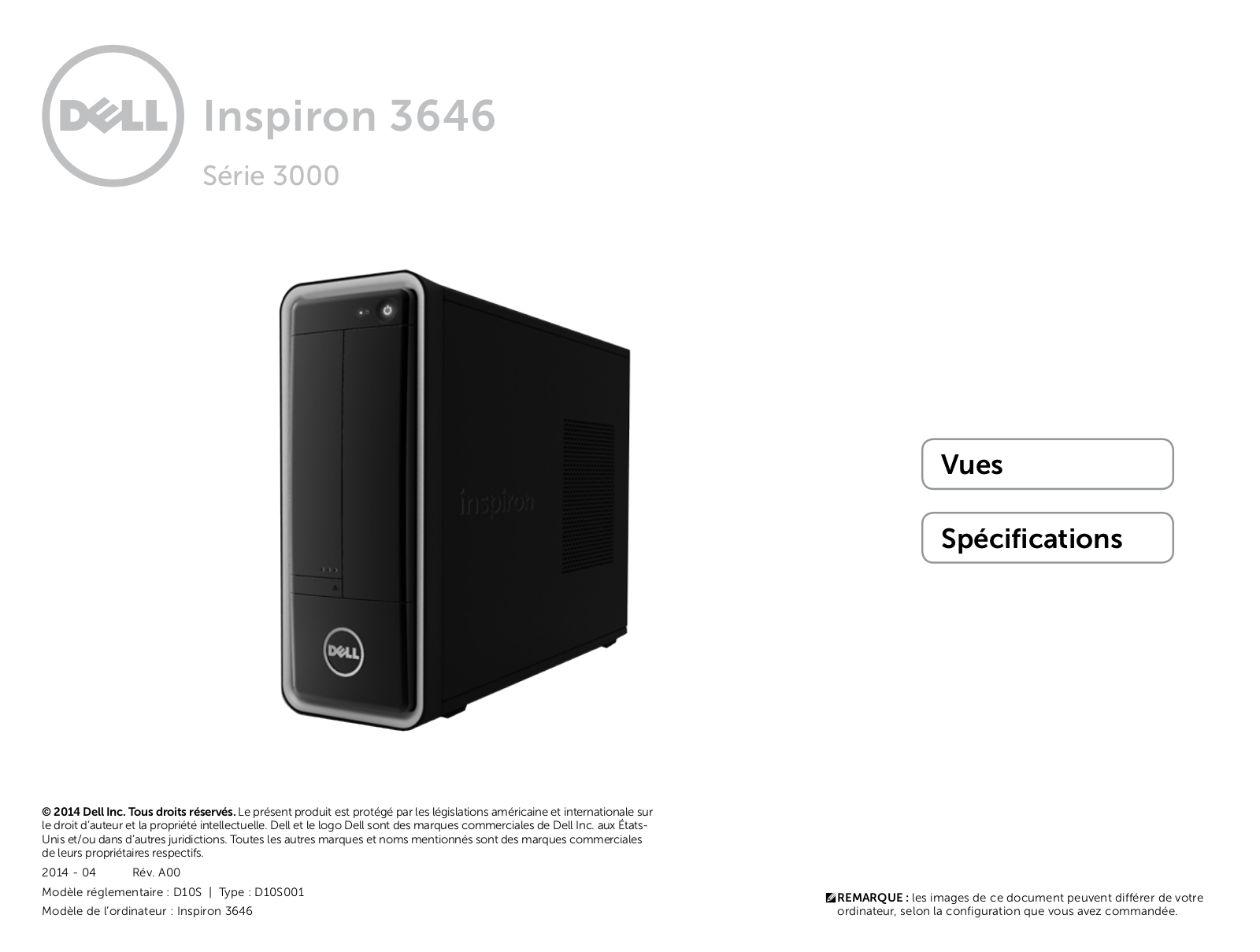 Dell Inspiron 3646 User Manual