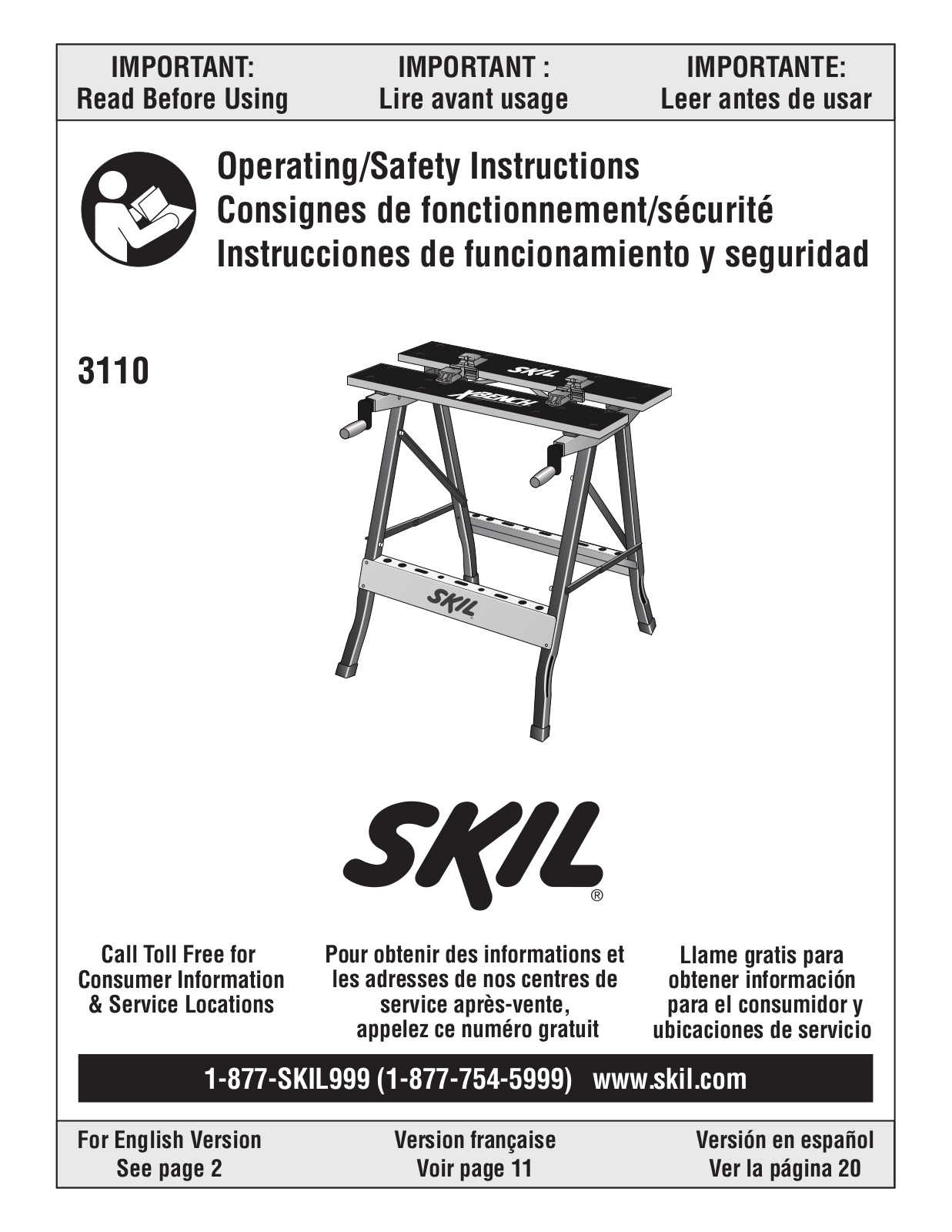 Skil 3110 User Manual