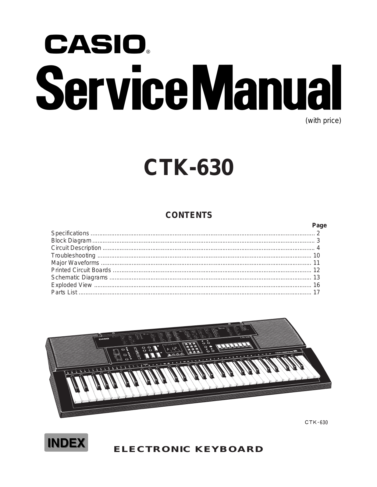 Casio CTK-630 User Manual