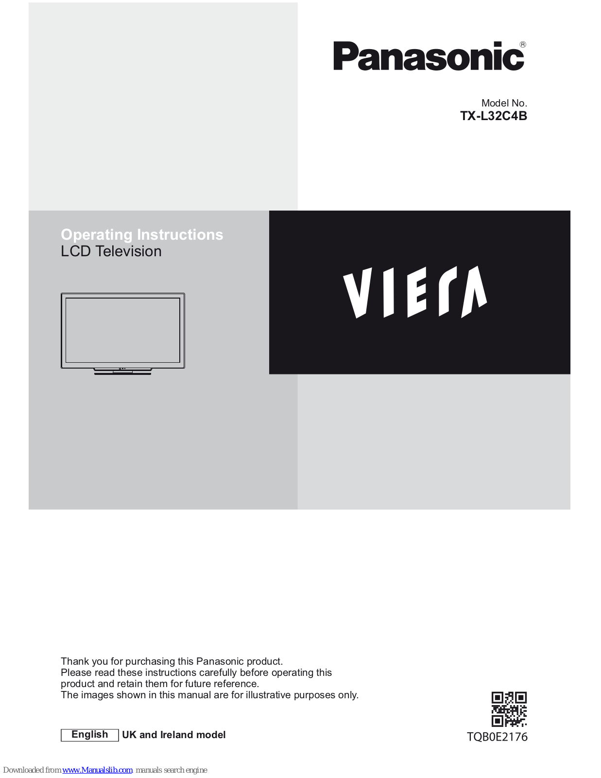 Panasonic Viera TX-L32C4B, TX-L32X3B Operating Instructions Manual