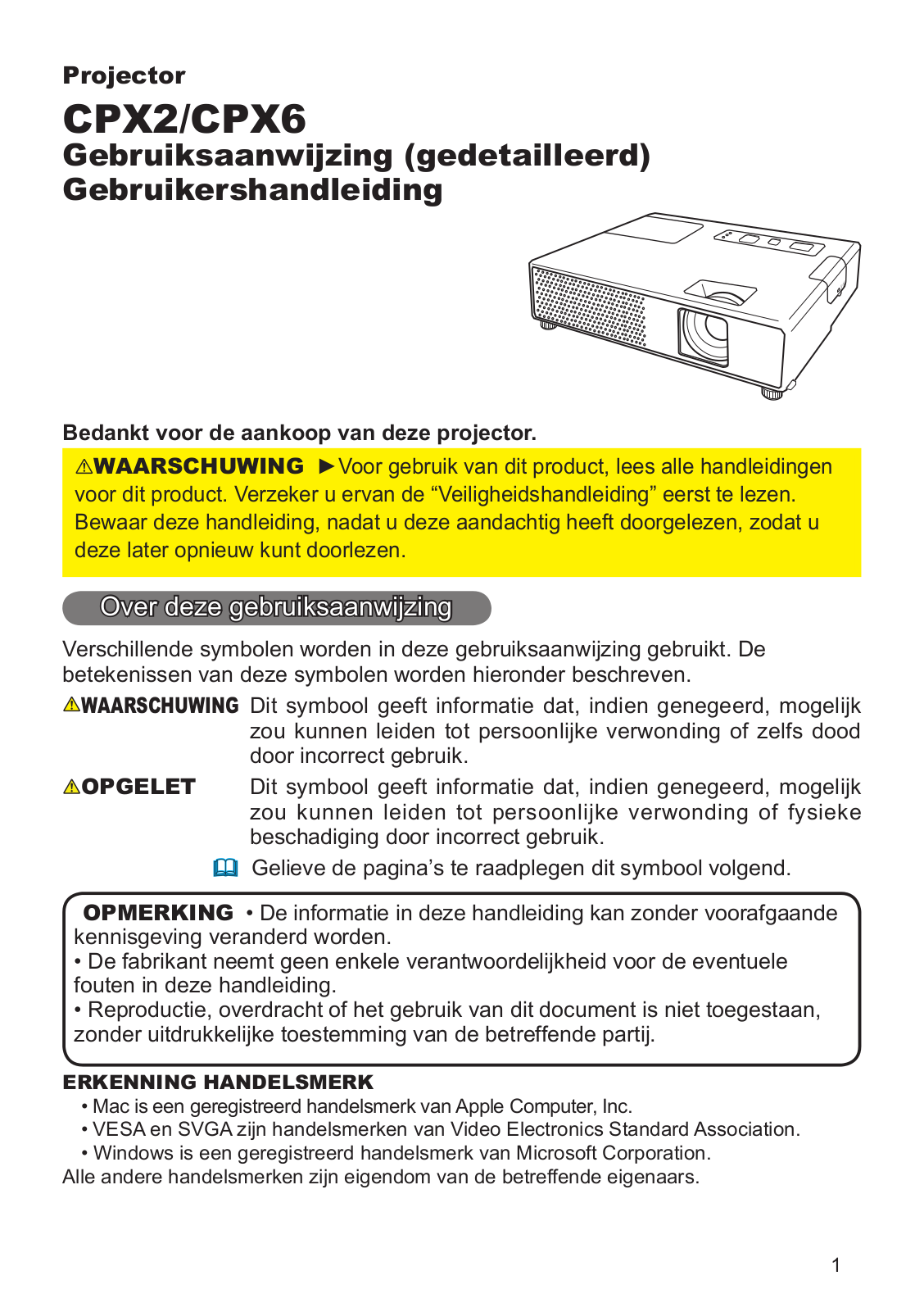 Hitachi CPX2WF User Manual