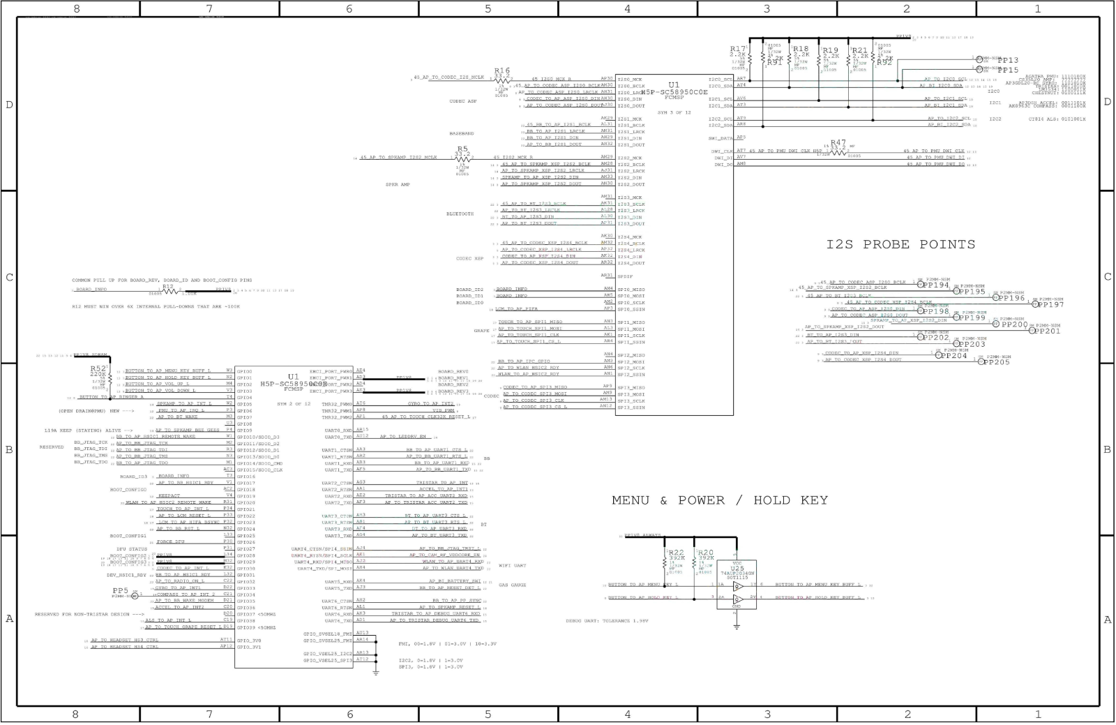 Apple iphone 5с schematics diagram