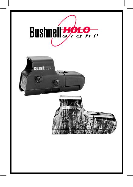 Bushnell HOLOSIGHT 51-0023, HOLOSIGHT 51-0023AP, HOLOSIGHT 52-0022 Manual
