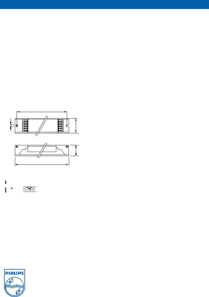 Philips HF-Regulator 1 14-35 TL5 EII User Manual