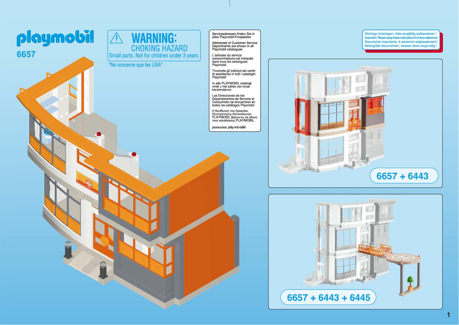 playmobil 6657 Instructions