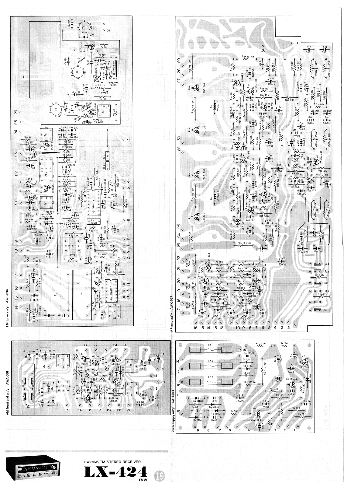 Pioneer LX-424 Service Manual