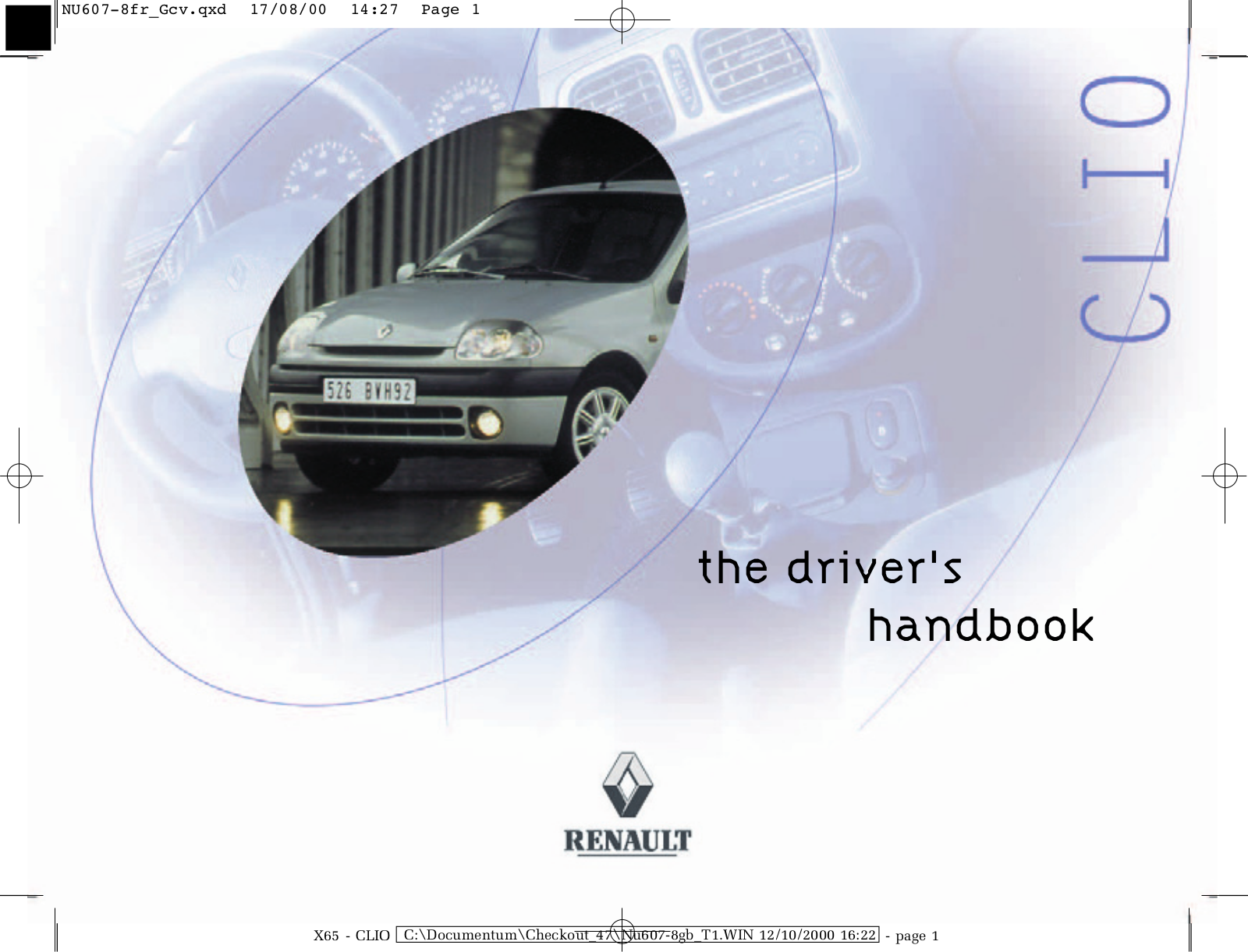Renault CLIO 2000 Owner Manual