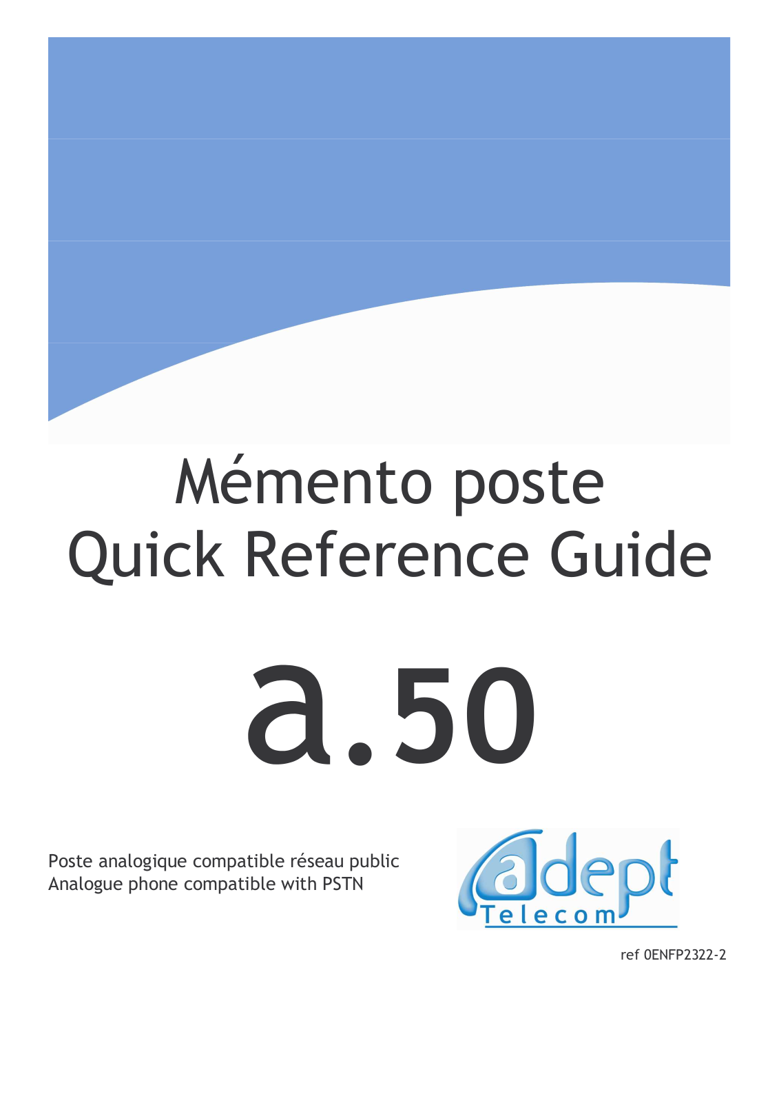 ADEPT TELECOM A.50 User Manual