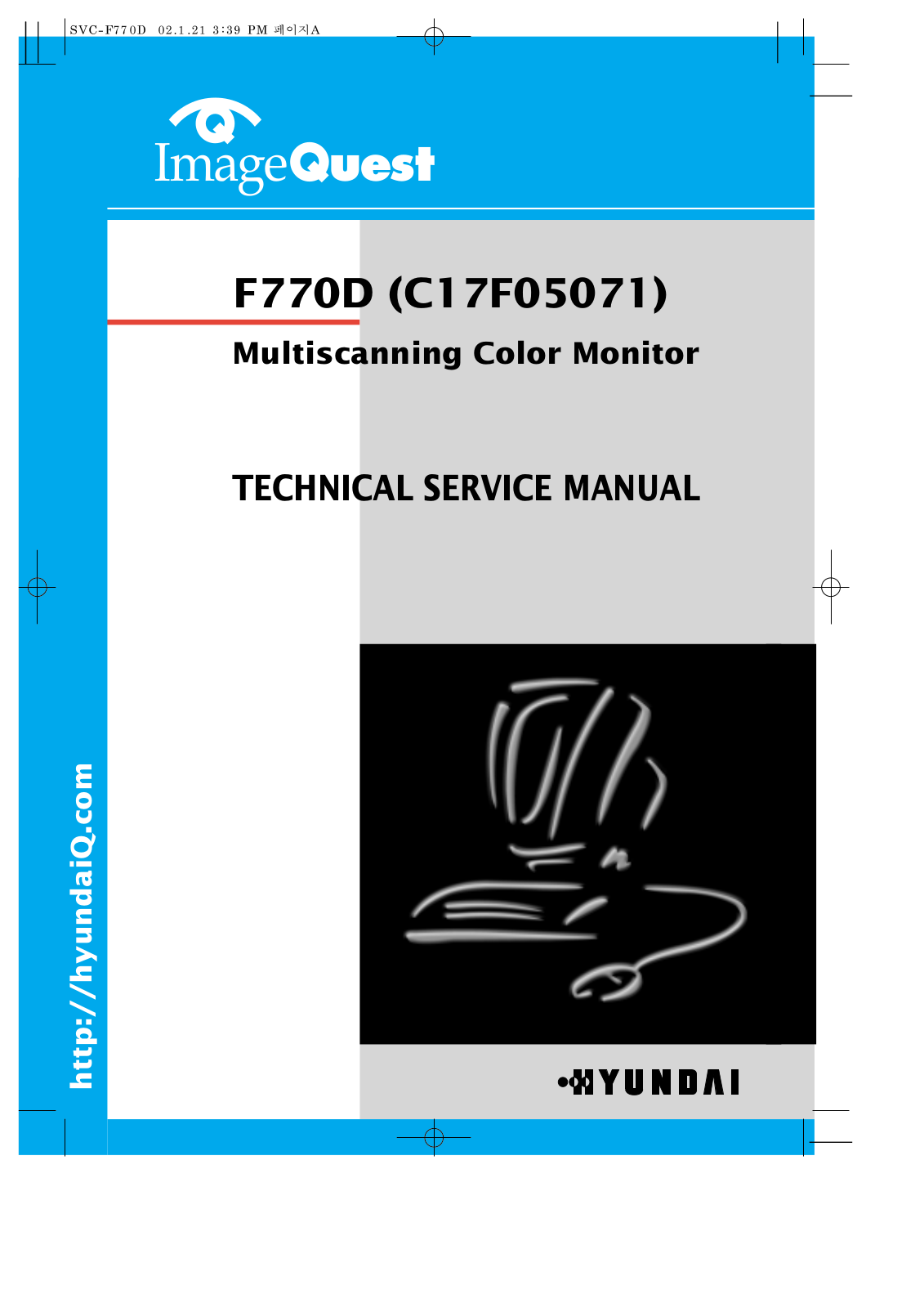 HYUNDAI F770D service manual