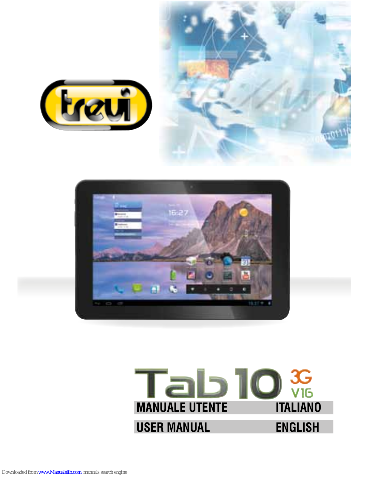 Trevi Tab10 3G V16, TAB 9 3G V16 User Manual - ManualMachine.com