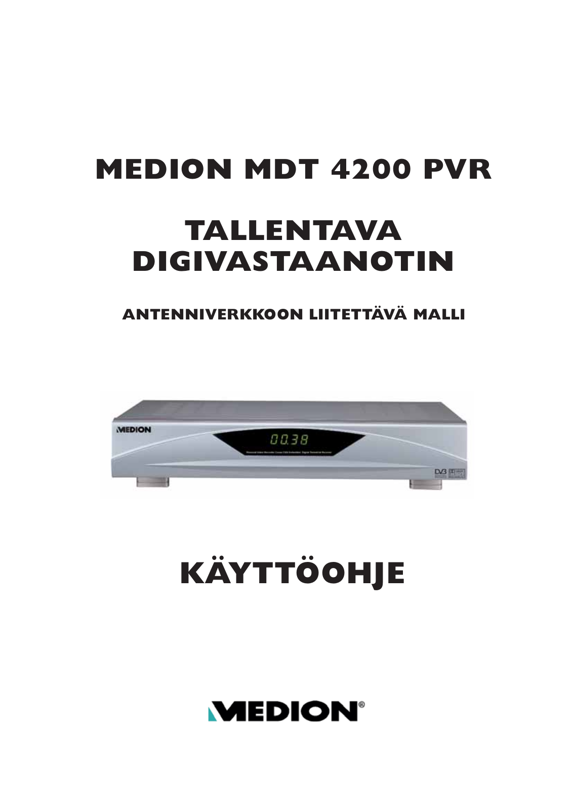 Medion MDT 4200 PVR User Manual