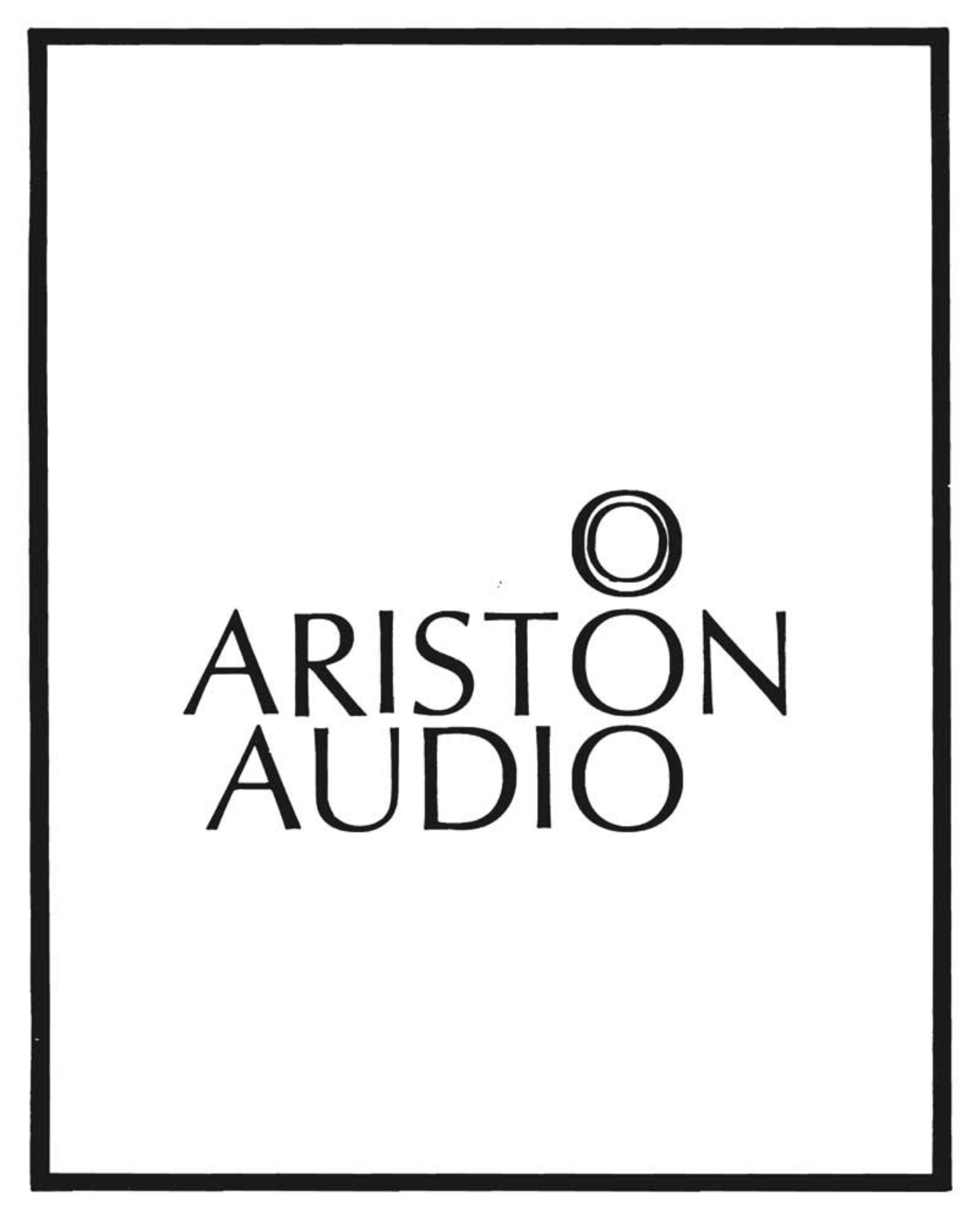 Ariston RD-80 Owners manual