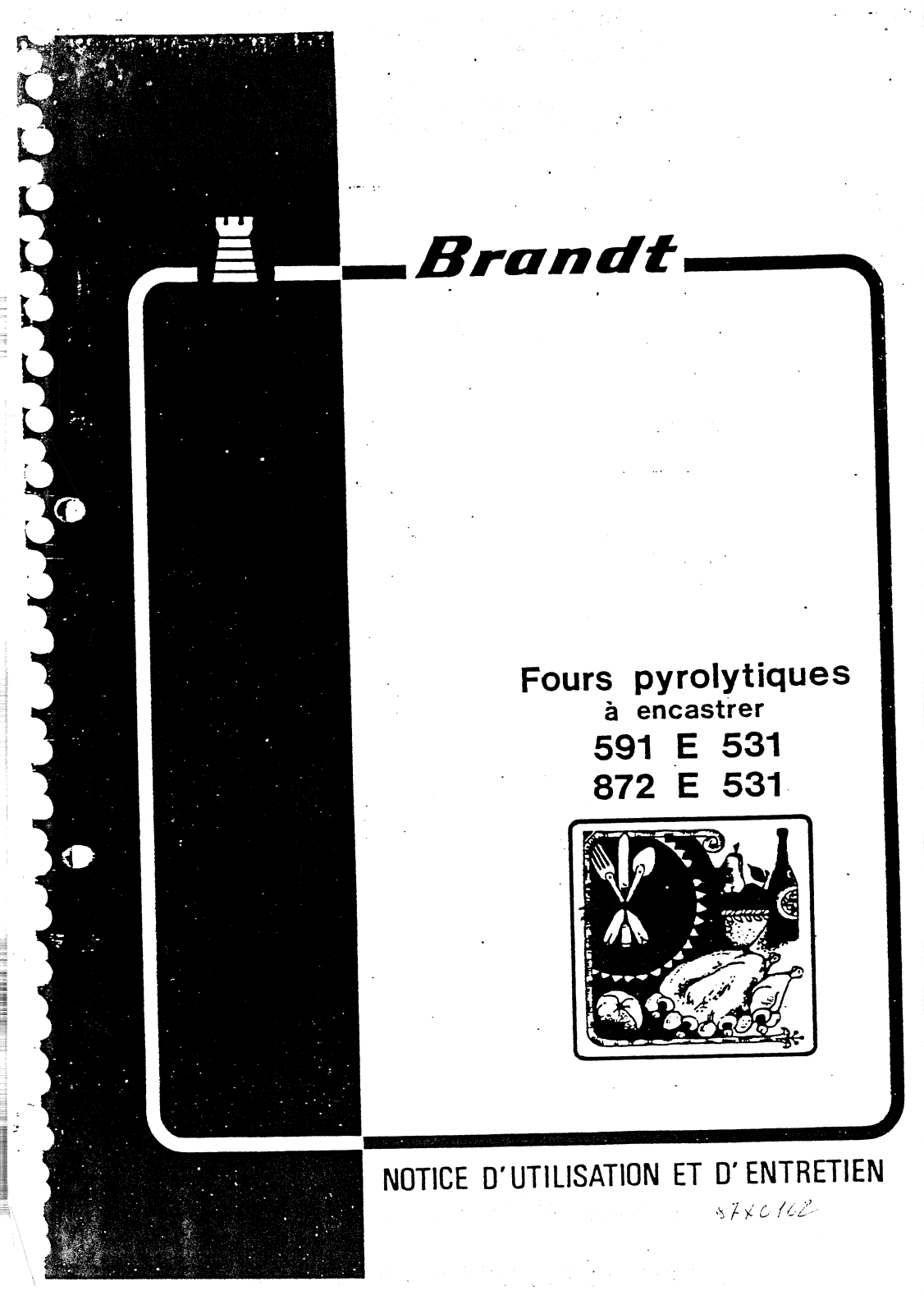 BRANDT 591E531, 872E531 User Manual