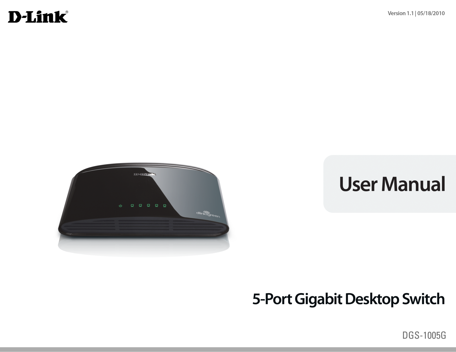 D-Link DGS-1005G User Manual