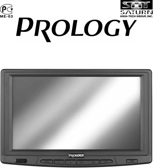 Prology HDTV-800 S, HDTV-808 S User Manual