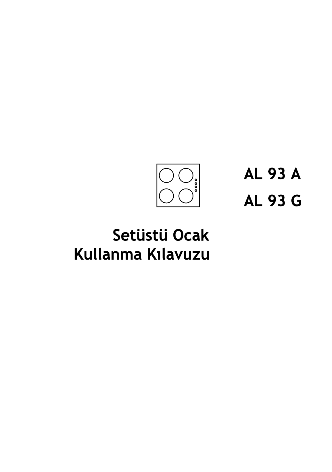 ALTUS AL93G User manual