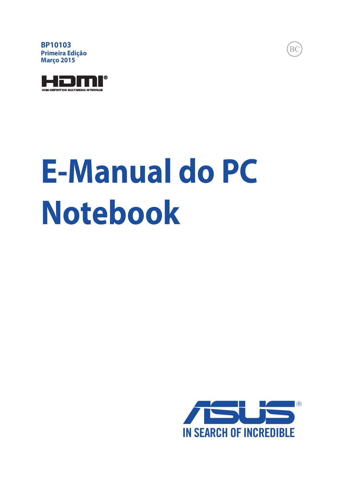 Asus GL552J, FZ50J, ZX50J User’s Manual