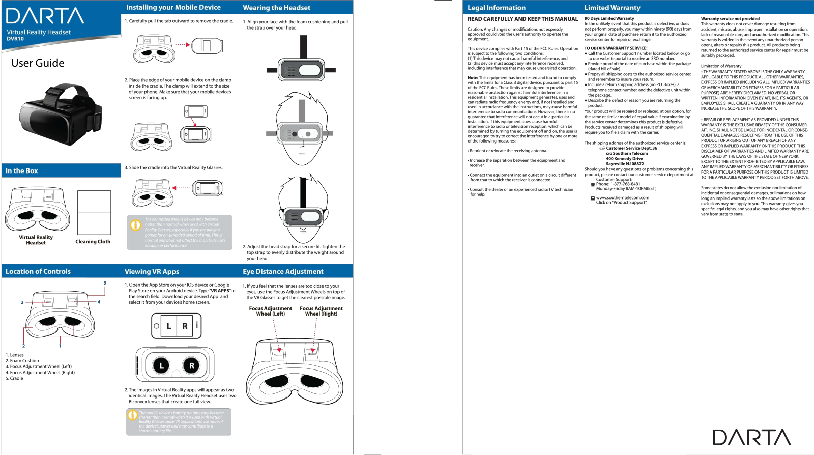 Darta DVR10 User Manual