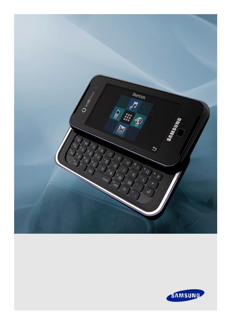 Samsung SGH-F700V, SGH-F700, F700 User Manual