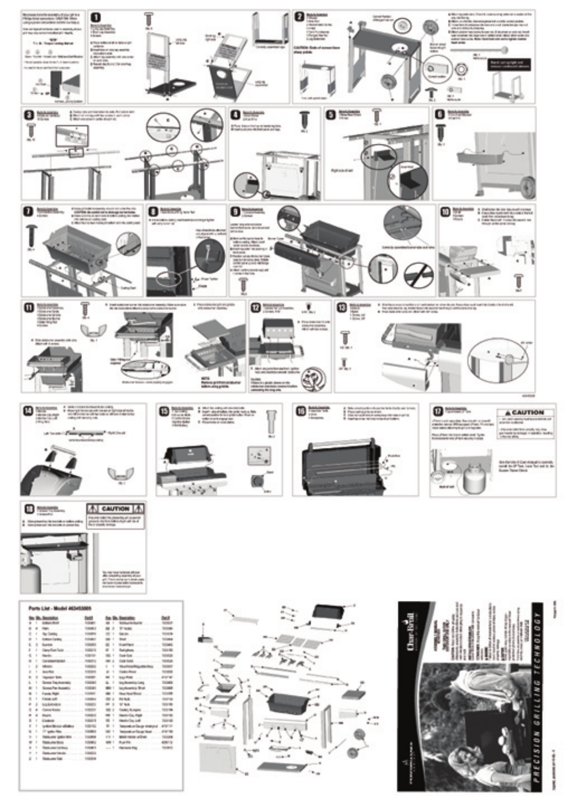 Charbroil 463453005 Owner's Manual