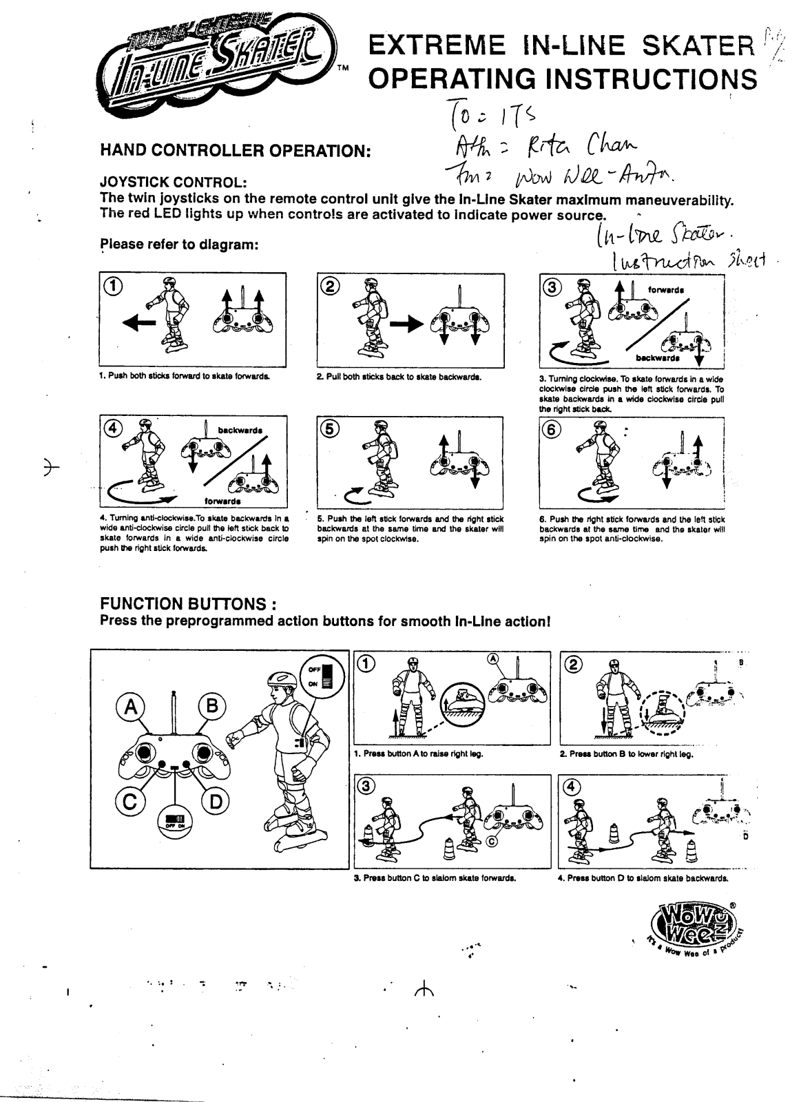 WowWee Group 1932A User Manual