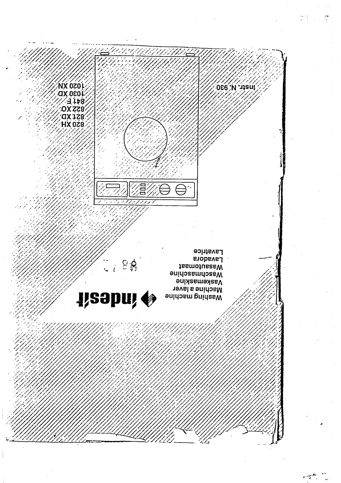 Indesit 841 F User Manual