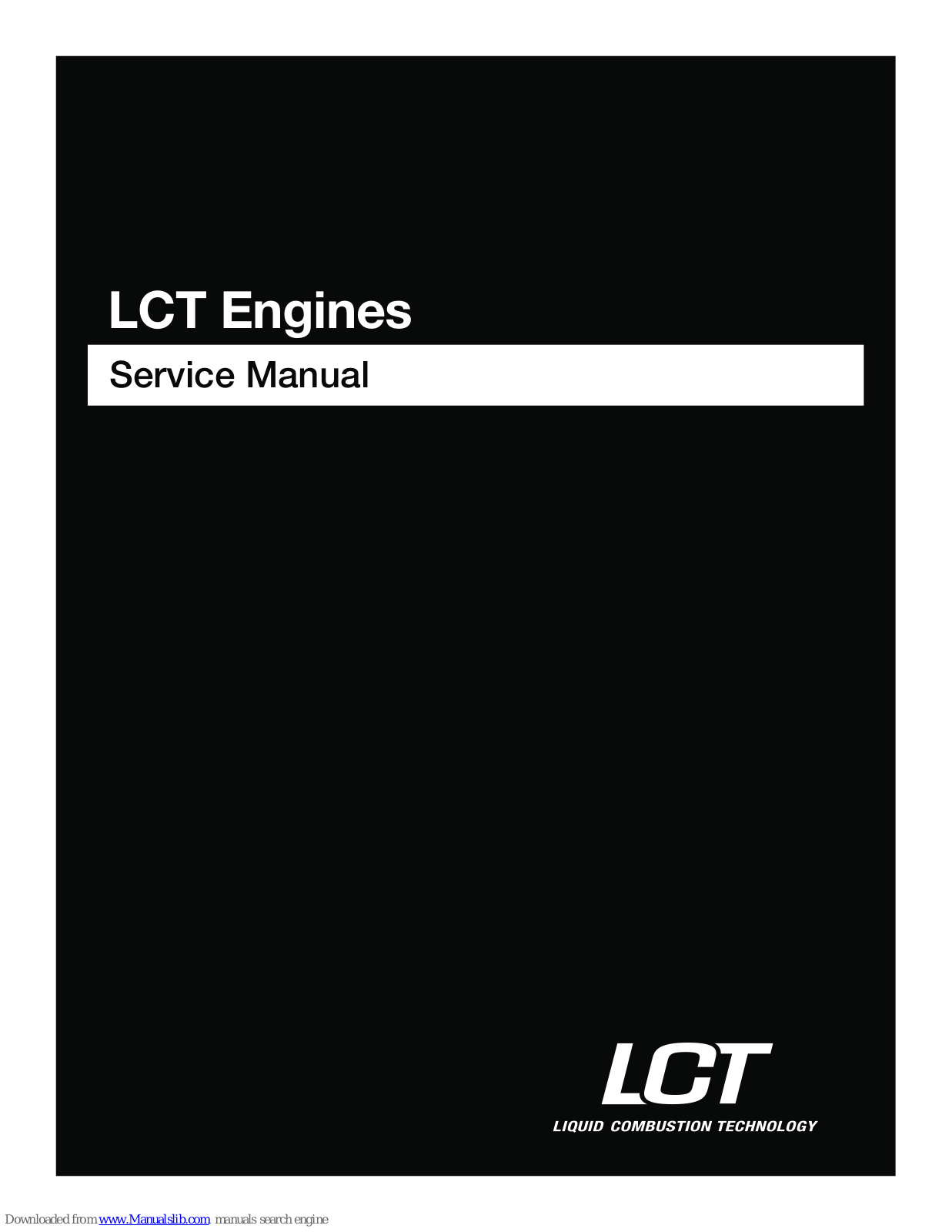 LCT Engines, 208cc, 291cc, 414cc Service Manual