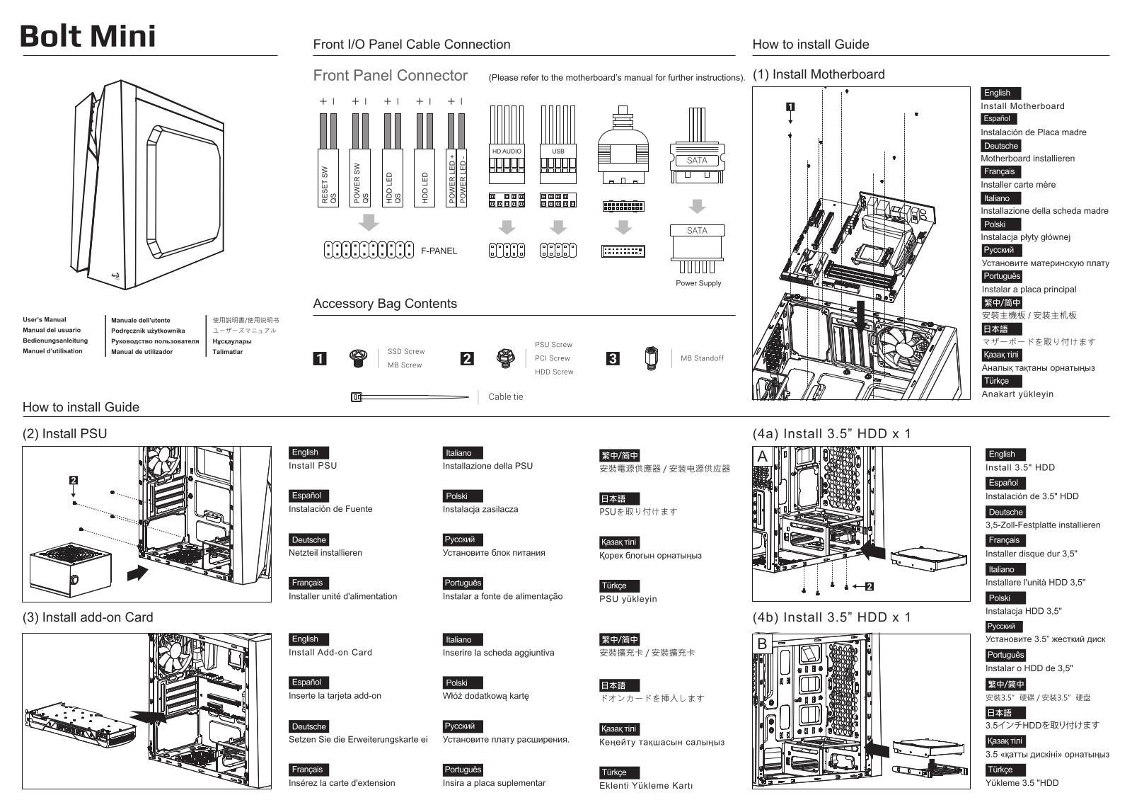 AeroCool Bolt mini User manual