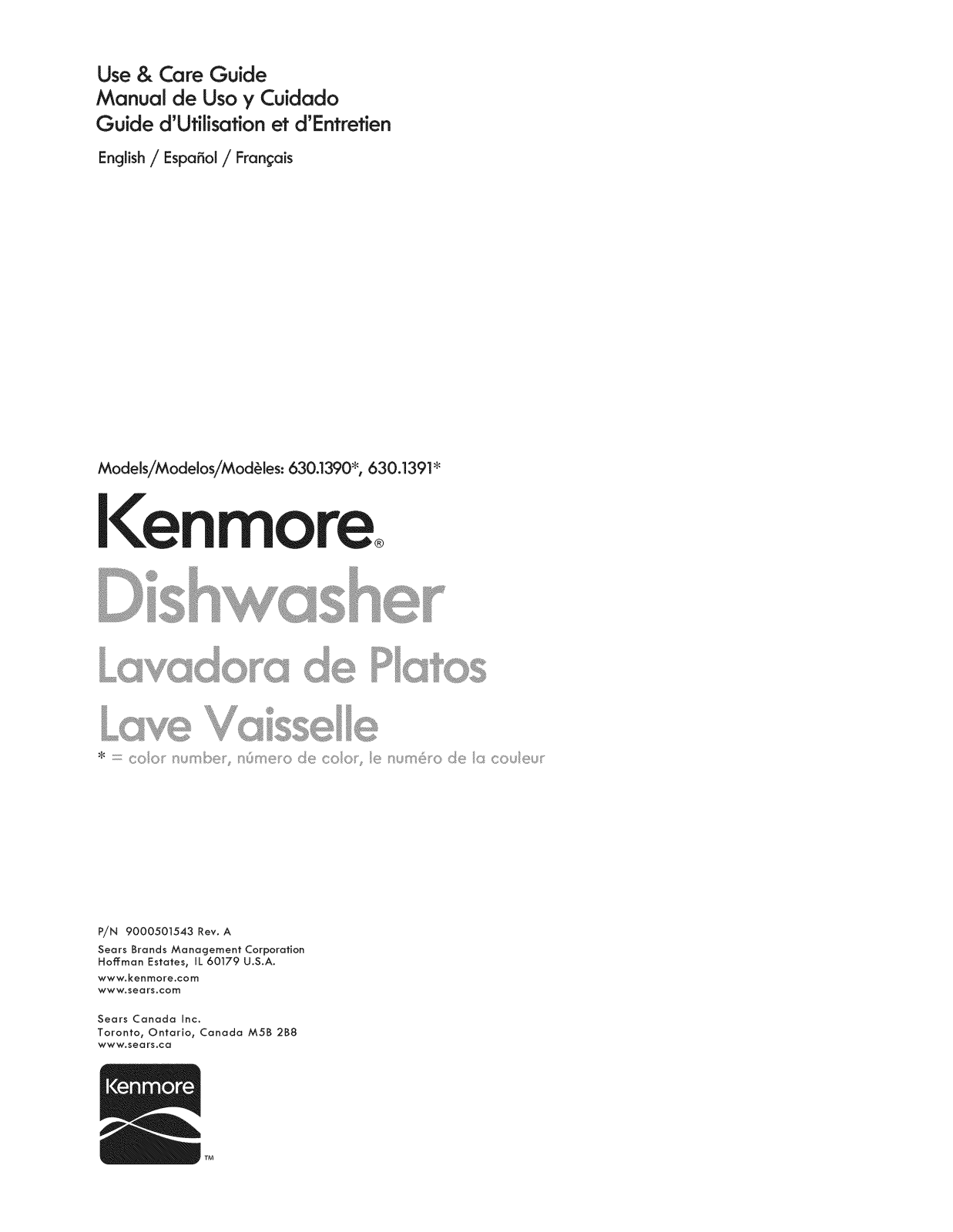Kenmore Elite 63013902010, 63013902011, 63013902012, 63013902013, 63013902014 Owner’s Manual