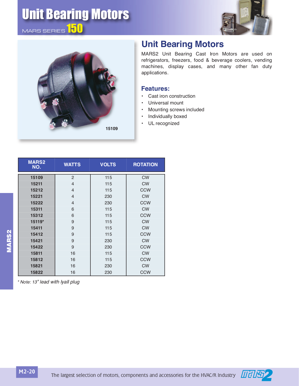 Mars 15109 User Manual