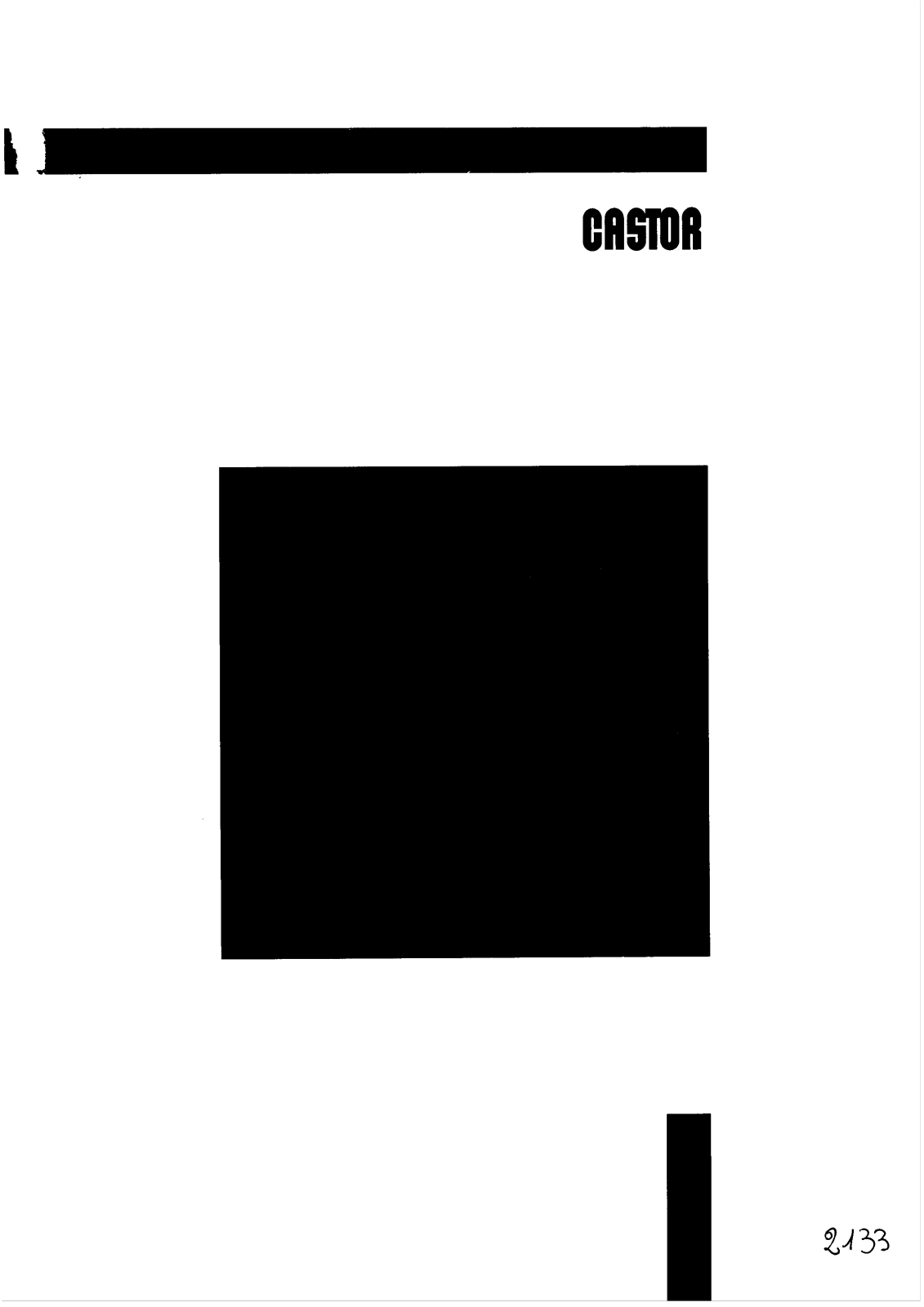 Castor CSN360, CS360 Instructions Manual