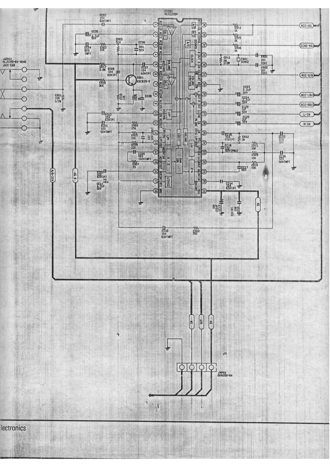 Samsung CS3340A Schematic