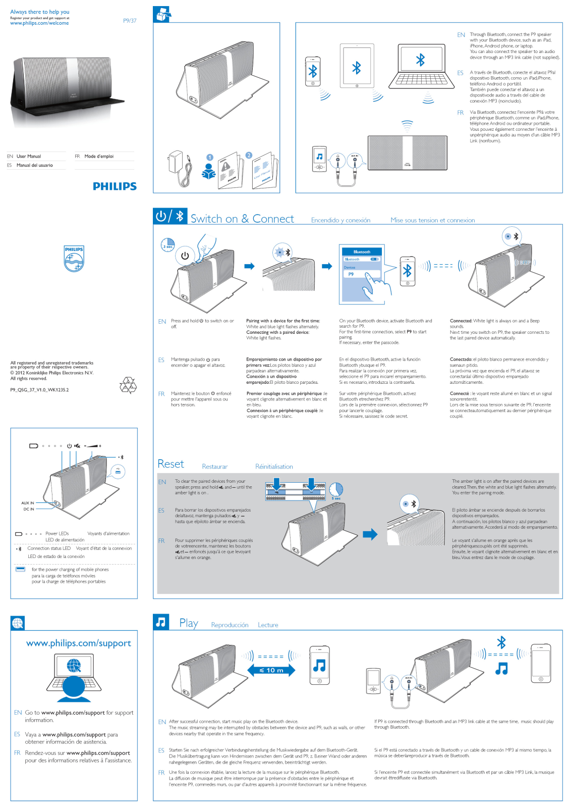 Philips P8NP9, P8V2 User Manual