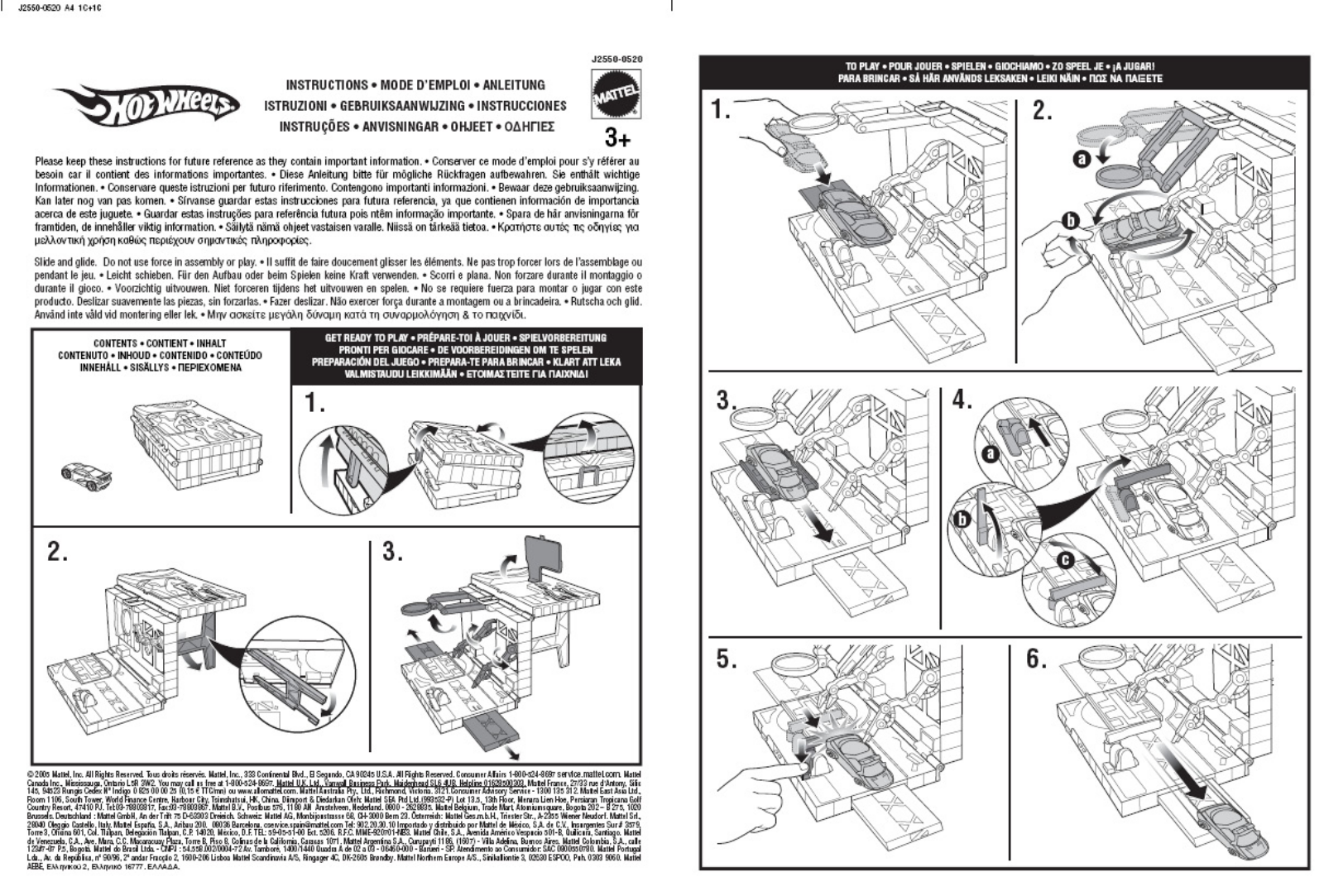 Fisher-Price J2550 Instruction Sheet