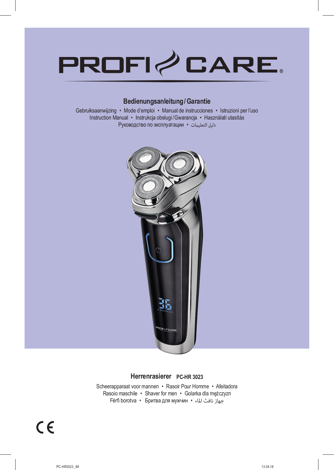 Profi PC-HR 3023 Operating Instructions - ManualMachine.com