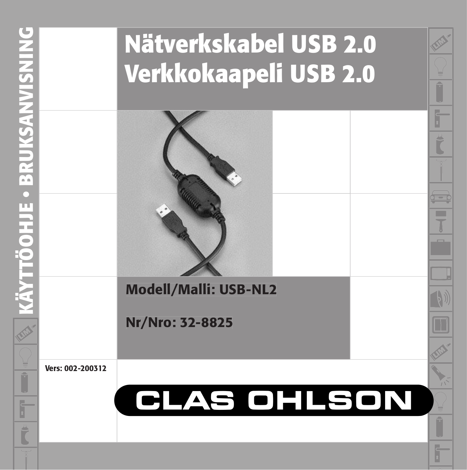 CLAS OHLSON USB-NL2 User manual - ManualMachine.com
