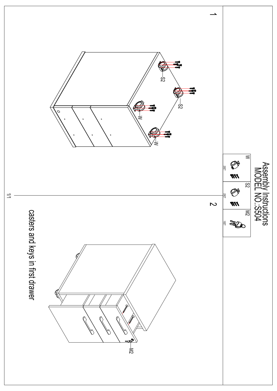 Boss S504WT, S504 Assembly Guide