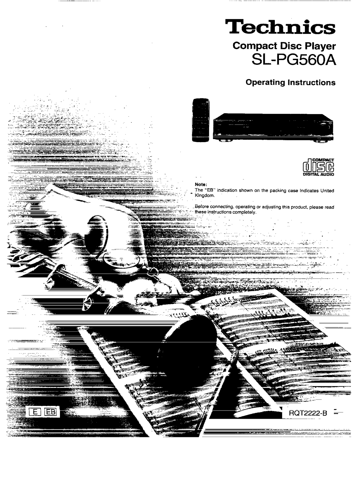 Panasonic SL-PG560A User Manual