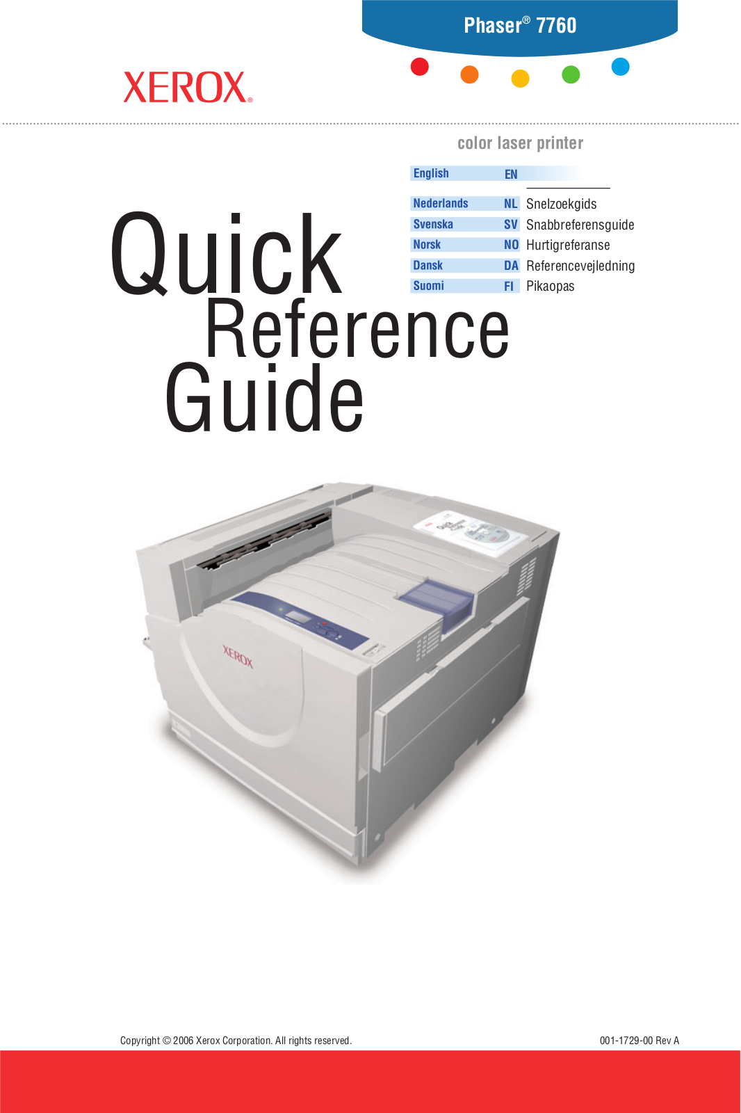 XEROX 7760 User Manual