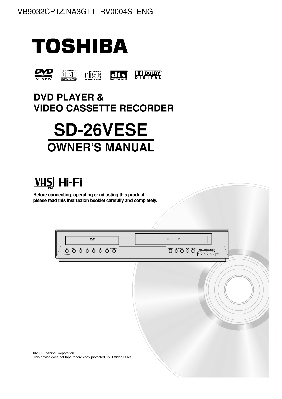 LG SD-26VE-S-TE User Manual