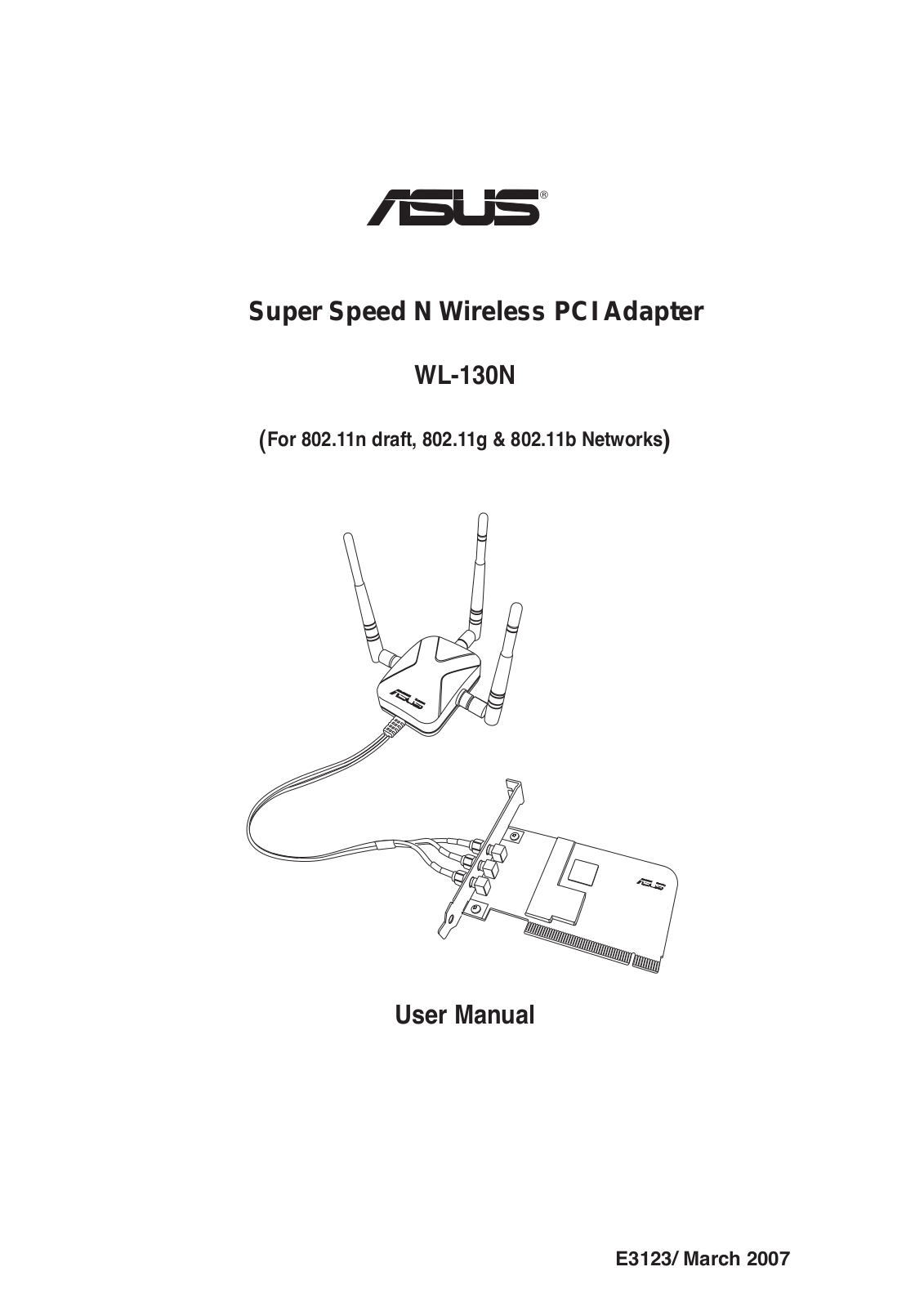 ASUSTeK Computer WL130N Users Manual