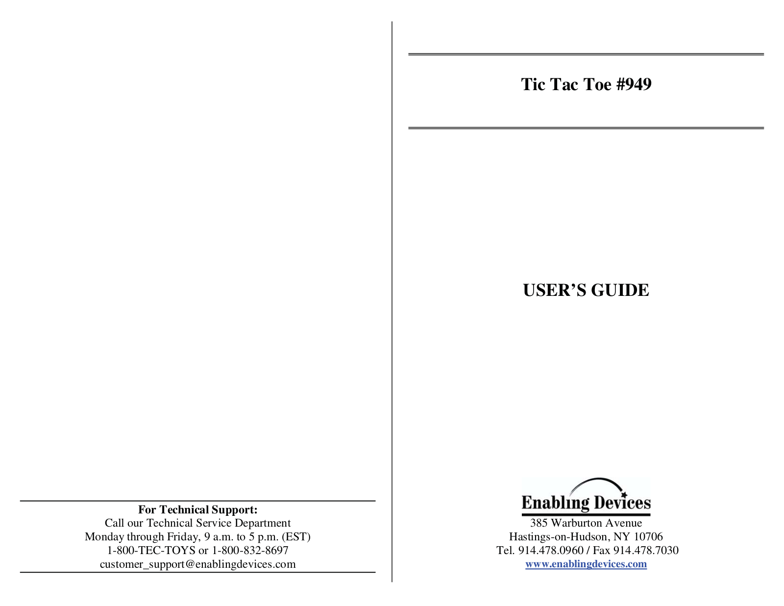 Enabling Devices 949 User Guide - ManualMachine.com