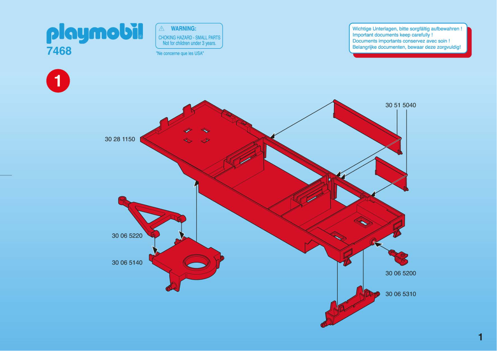 Playmobil 7468 Instructions