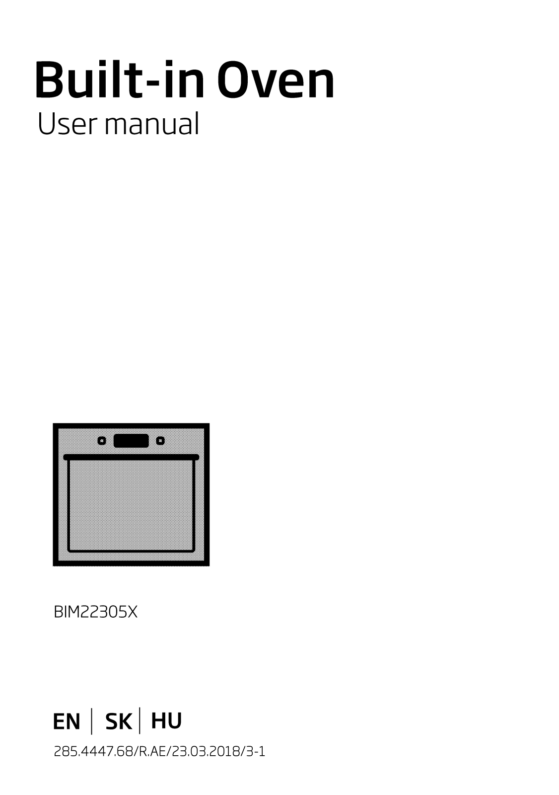 Beko BIM22305X User manual